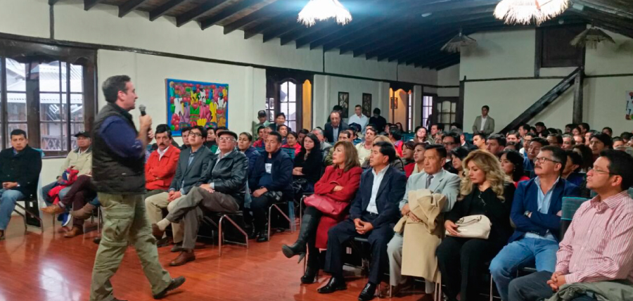 Quinta semana de gira territorial de CREO termina en Chimborazo