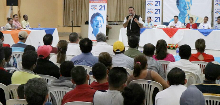CREO continúa su gira nacional posesionando directivas y fortaleciendose en Santo Domingo de los Tsáchilas