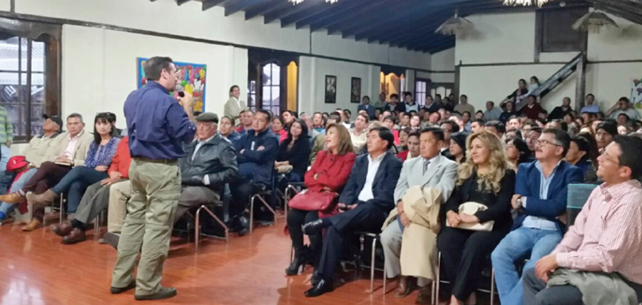 Chimborazo y Bolívar las próximas dos Provincias incluidas en la gira de fortalecimiento territorial