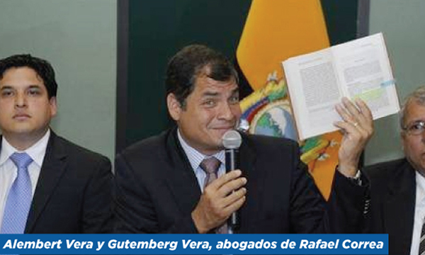 Los abogados de Correa involucrados en la investigación del abuso de los medios incautados por Alianza País