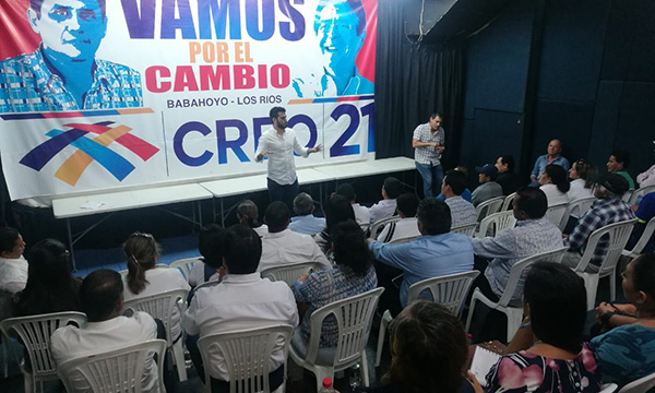 En la Provincia de Los Ríos CREO continúa con su ciclo de capacitación política a sus militantes