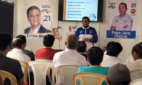 Desde Azuay continúa el recorrido de capacitación electoral a los candidatos de CREO