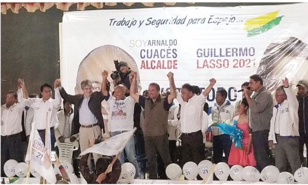 En Carchi Lasso continúa su apoyo nacional a los próximos alcaldes de la provincia