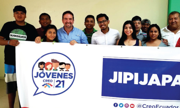 La nueva Directiva de Jóvenes CREO Jipijapa se une al trabajo territorial en Manabí
