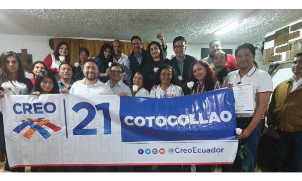 CREO continúa su trabajo en Quito y llega a la parroquia Cotocollao a fortalecer su estructura