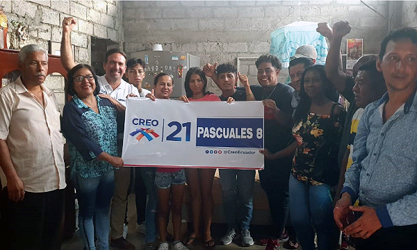 En Pascuales CREO Guayaquil posesiona una nueva Directiva para la campaña Lasso 2021