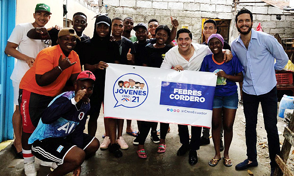 Jóvenes CREO se fortalece y posesiona a su nueva directiva territorial en Febres Cordero, Guayaquil