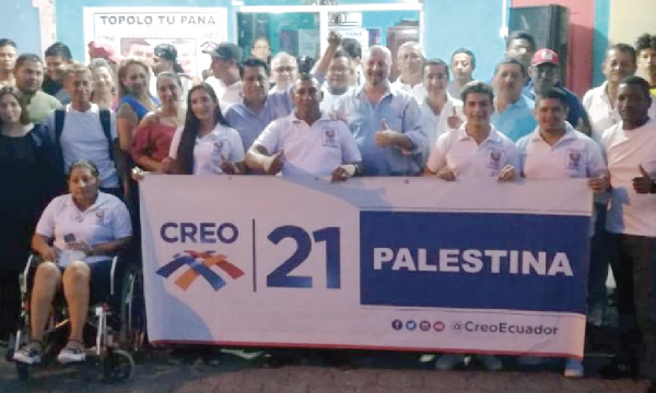 CREO fortalece su estructura territorial  en Palestina