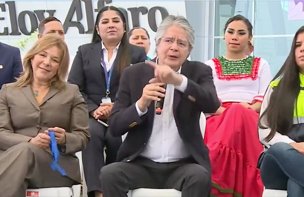 Durante la entrega del Aeropuerto de Manta,  Guillermo Lasso afirmó que el Expresidente Rafael Correa no invirtió en Manabí.
