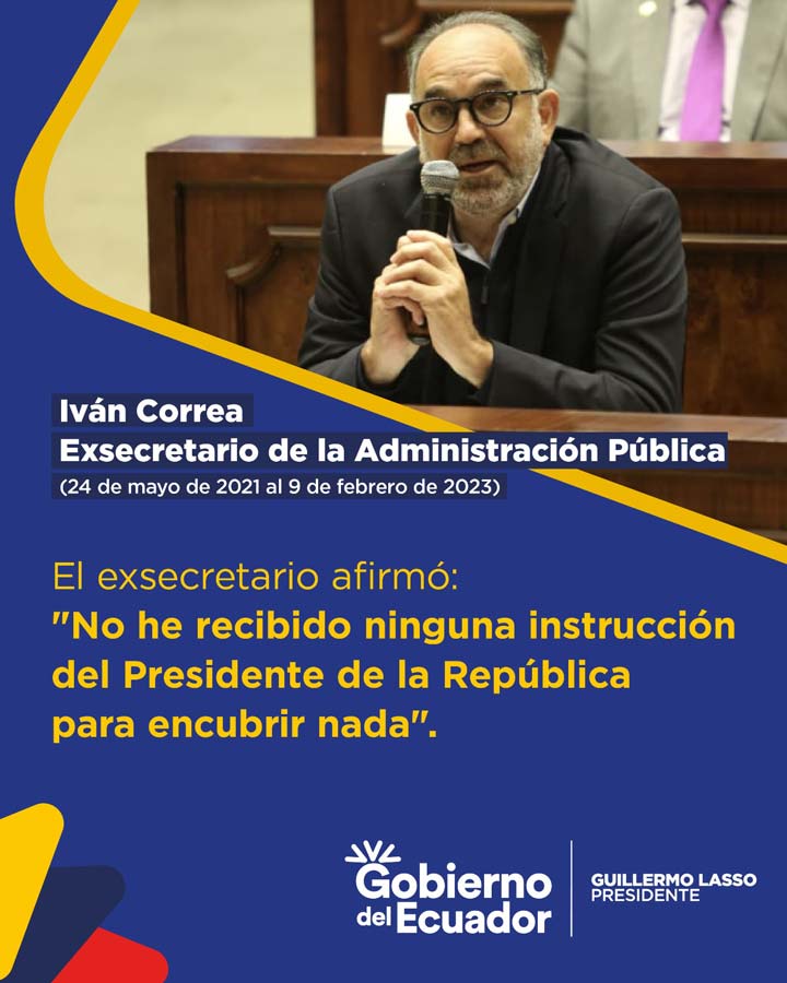 Iván Correa, ex secretario de la Administración Pública.