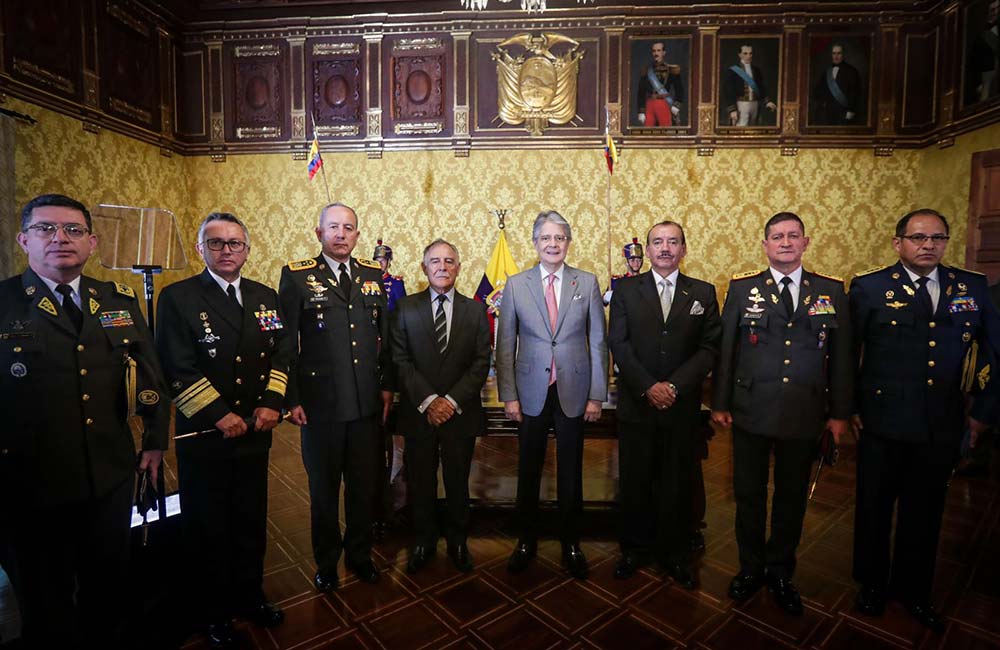 En Quito, se posesionaron la nuevas autoridades de seguridad.