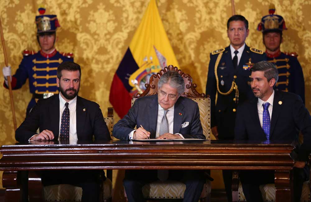 Hoy, el presidente Guillermo Lasso presentó la reforma económica, Ley para el Fortalecimiento de la Economía Familiar.