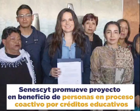 Senecyt promueve proyecto en beneficio de personas en proceso coactivo por créditos educativos.