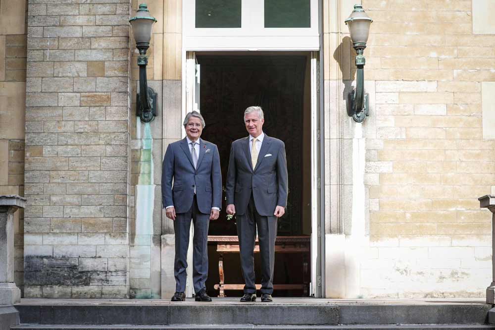 Esta mañana, en Bruselas, dialogué con el rey Felipe de Bélgica sobre tres temas de interés para Ecuador.
