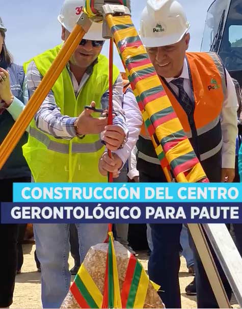 Con la firma del convenio por más de USD 1.1 millones lograremos la construcción del Centro Gerontológico de Atención Diurno en el cantón Paute, provincia de Azuay.