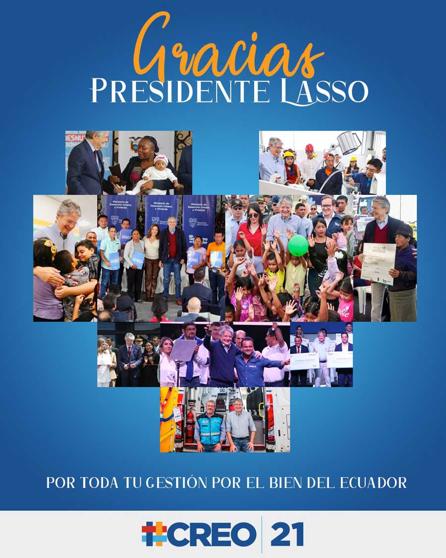 Gracias Presidente Lasso