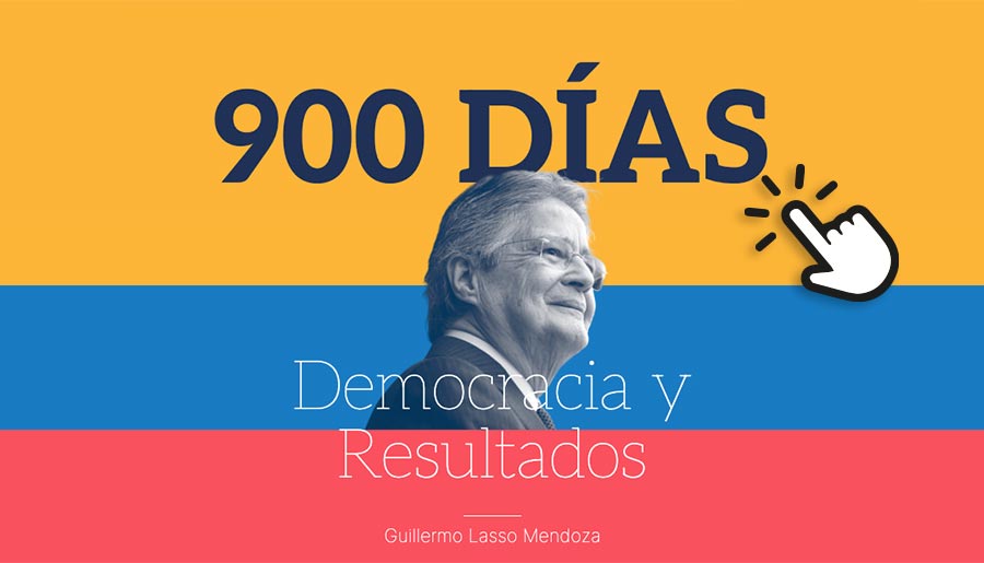 Sitio web 900 días Democracia y Resultados