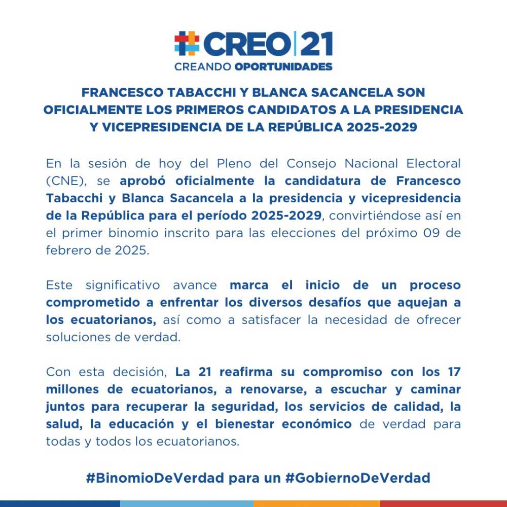 ¡Binomio De Verdad para un Gobierno De Verdad!