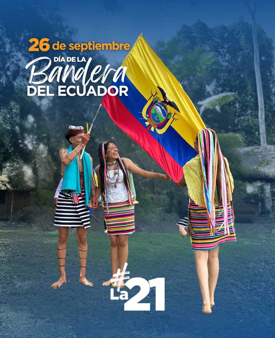 26 de septiembre | Día de la Bandera Nacional del Ecuador.